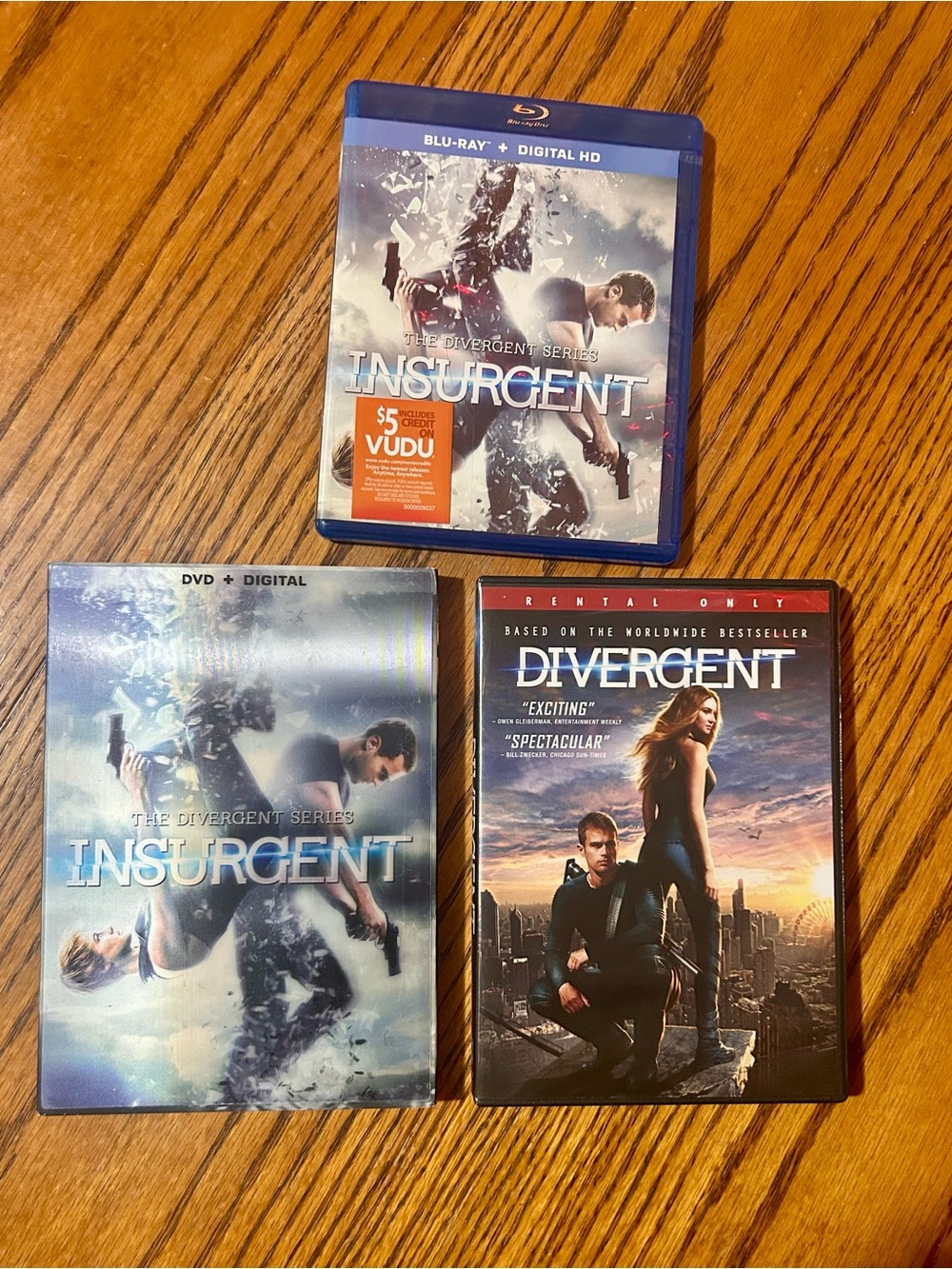 Divergent Series Insurgent Blu-ray/DVD Pack -